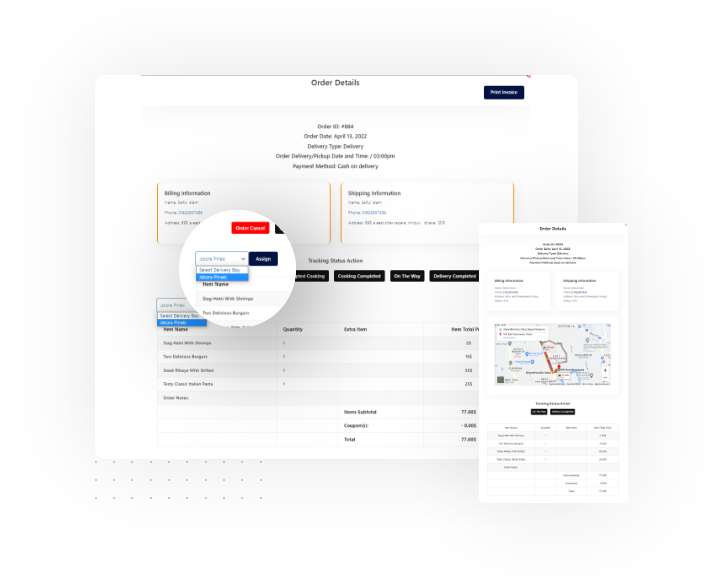 Simple Delivery Management