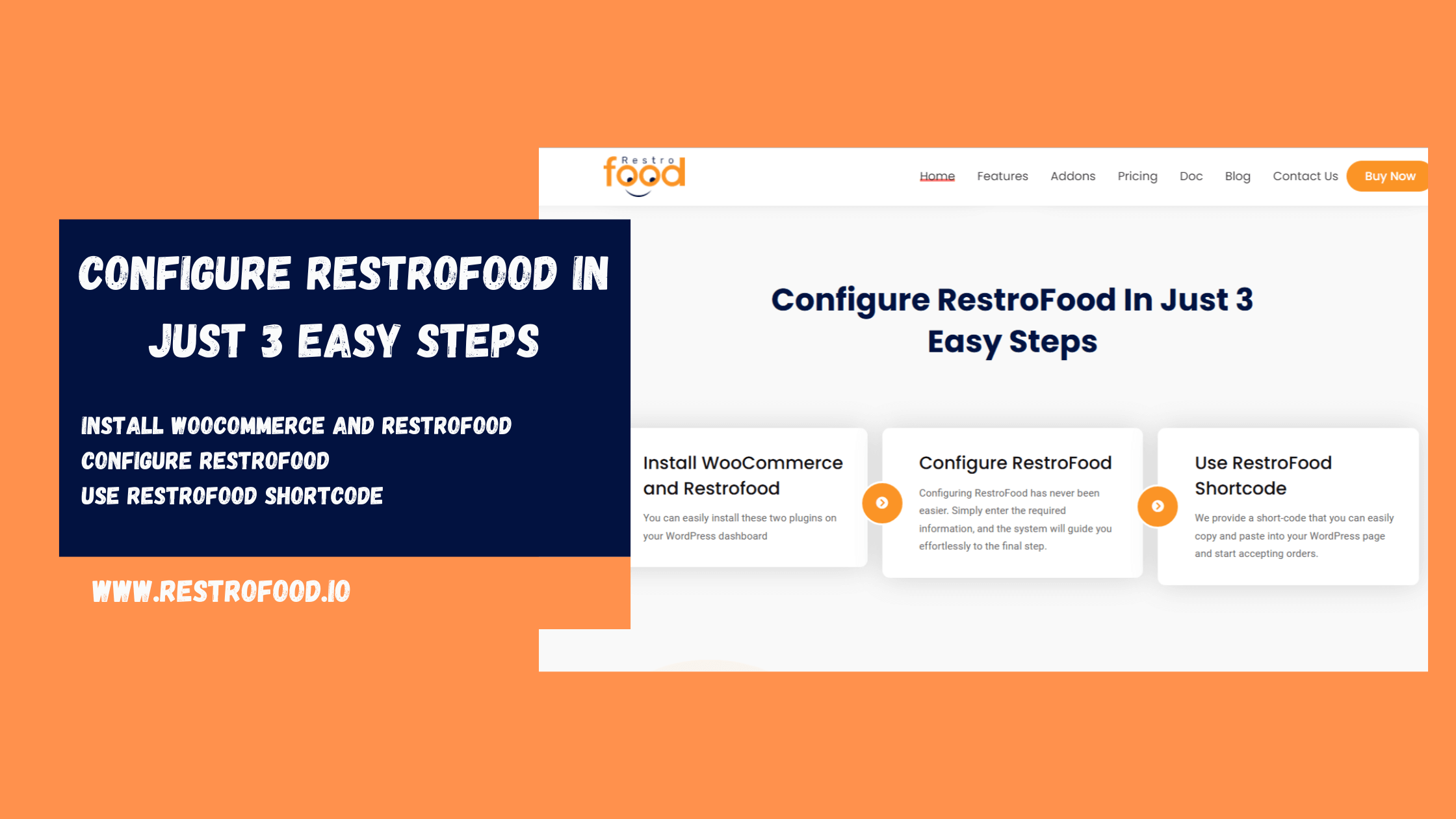 Configure RestroFood in Just 3 Easy Steps