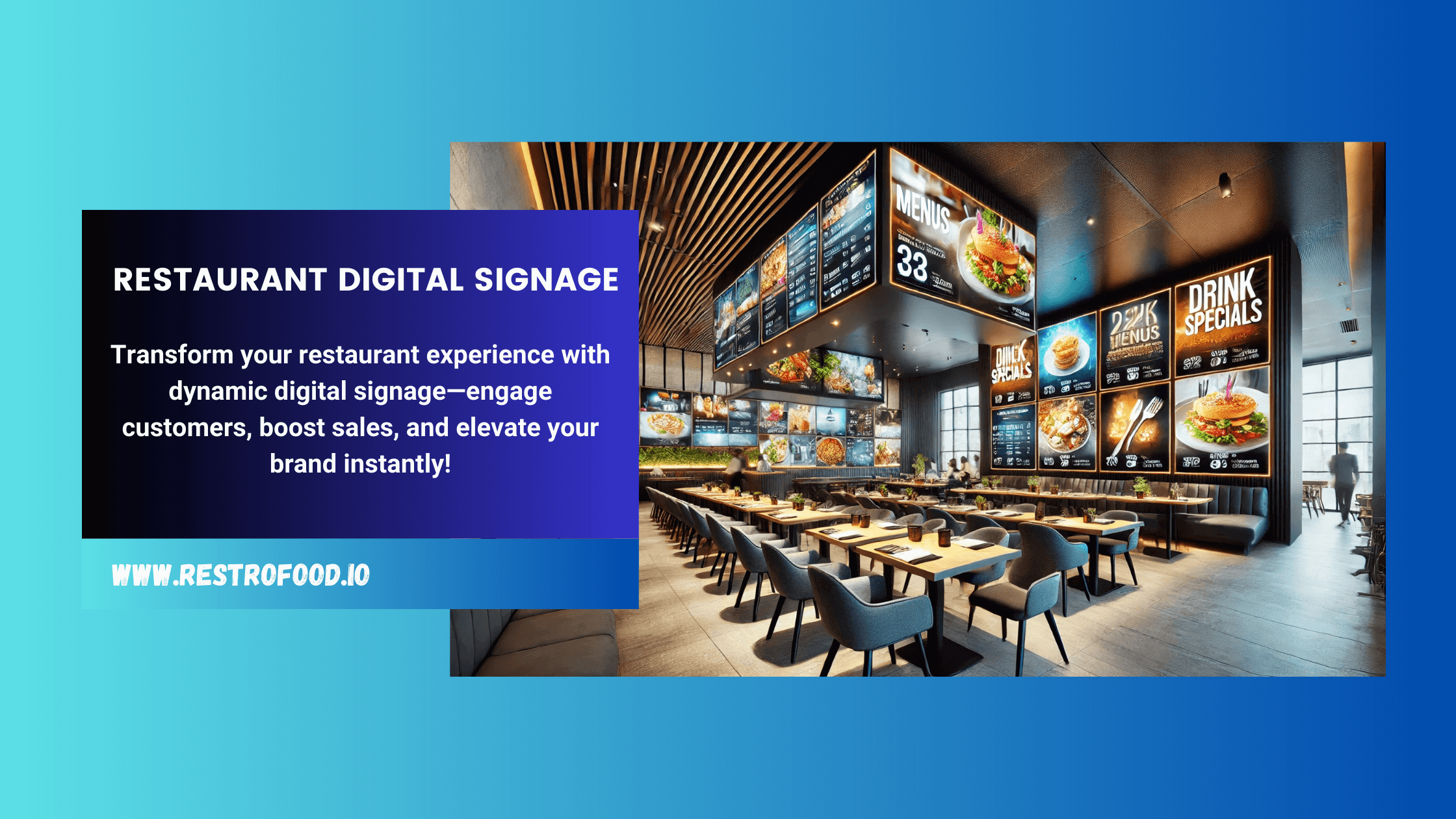 restaurant digital signage