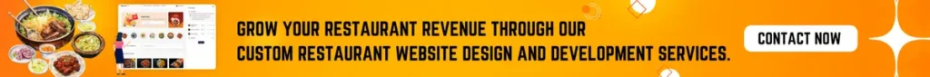 custom restaurant website design and development services