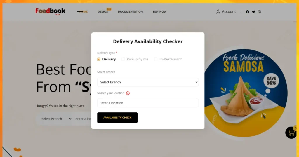 FoodBook wordpress food ordering plugin