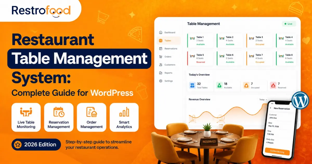 Restaurant Table Management System [Guide for WordPress]